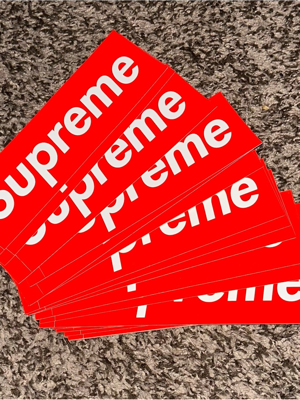 15 SUPREME STICKERS